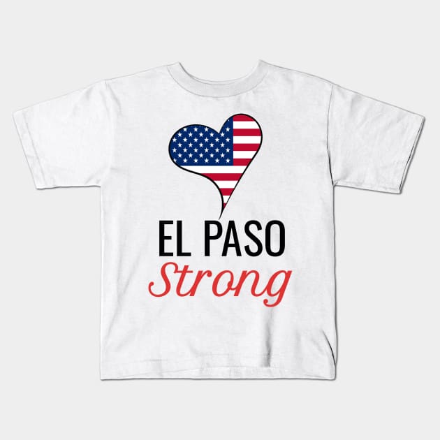 El Paso Strong Kids T-Shirt by artbypond